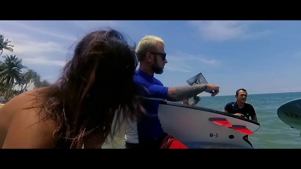 Съёмочный день на пляже